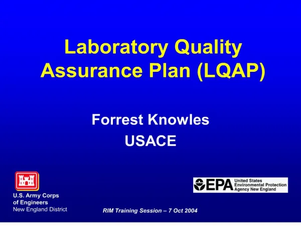 laboratory quality assurance plan lqap