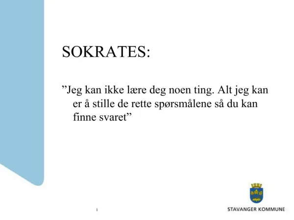 SOKRATES: