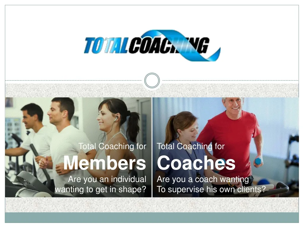 total coaching for members are you an individual