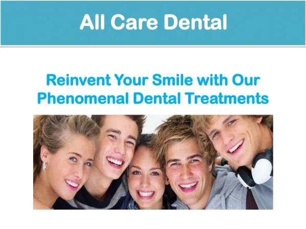 Dentist in Margate - All Care Dental