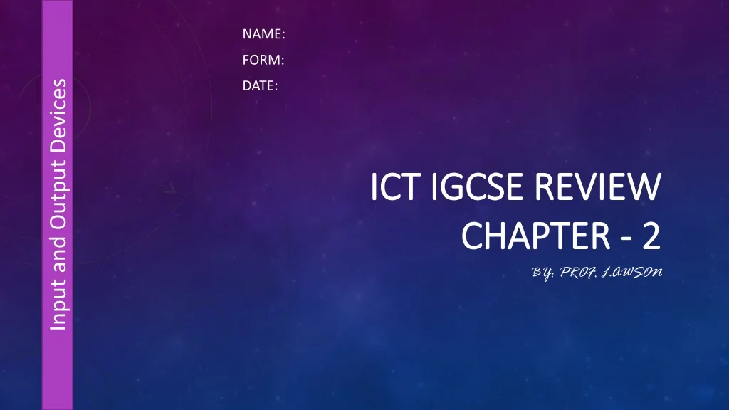 ict igcse review chapter 2