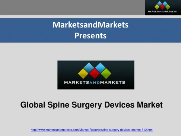 Spinal Implants Market Forecasts to 2017