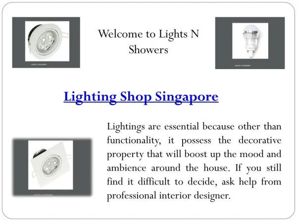 Lighting Singapore
