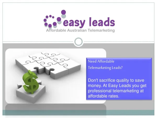 Easy leads - telemarketing leads