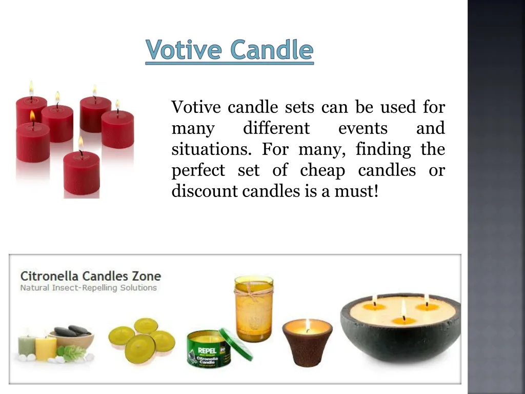 votive candle