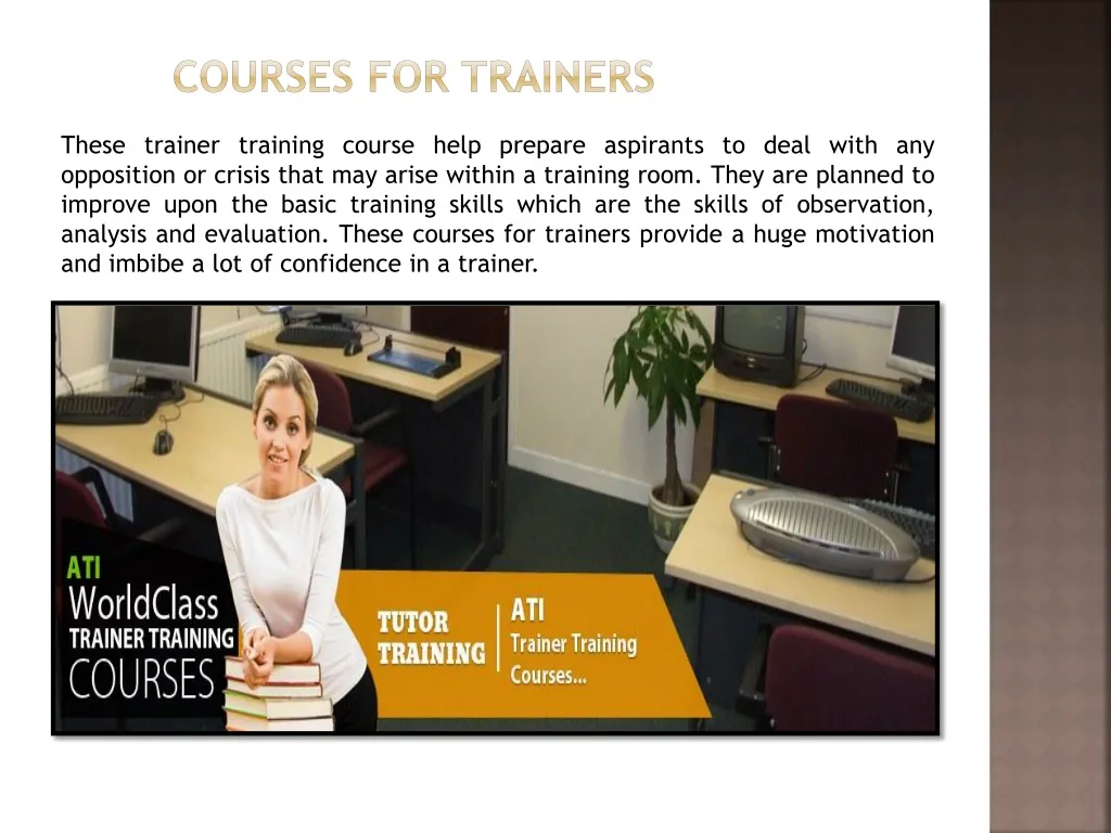courses for trainers