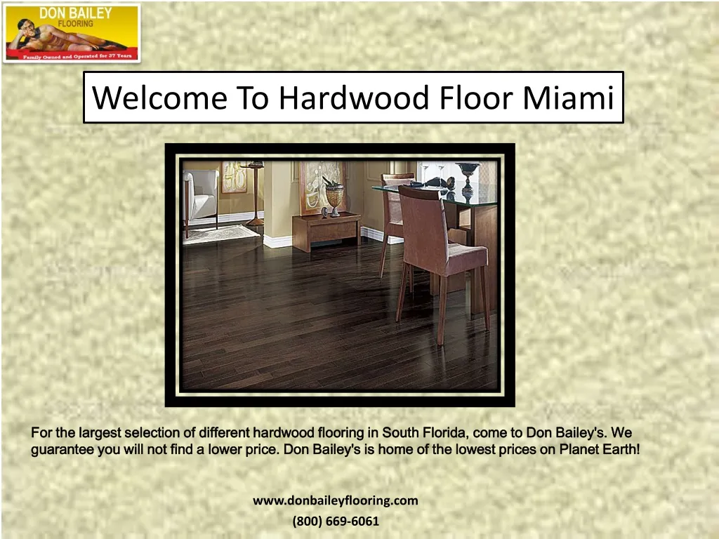 welcome to hardwood floor miami