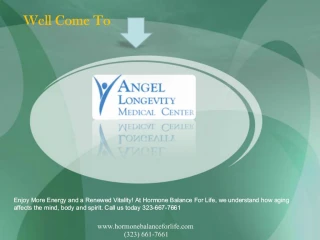Pasadena bio-identical hormone therapy - slide 1