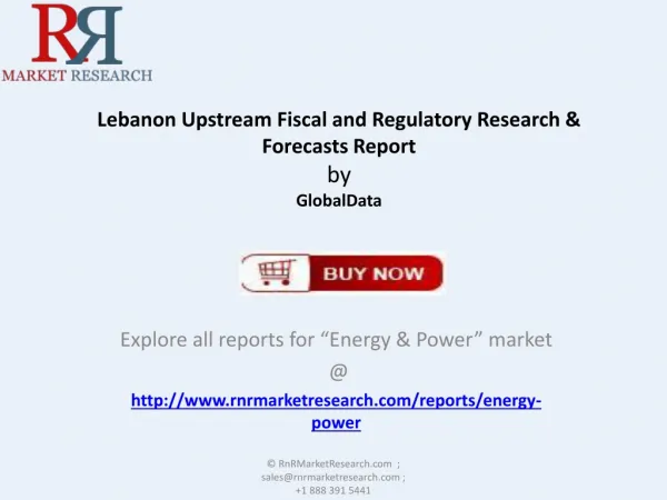 Lebanon Upstream Fiscal and Regulatory Research