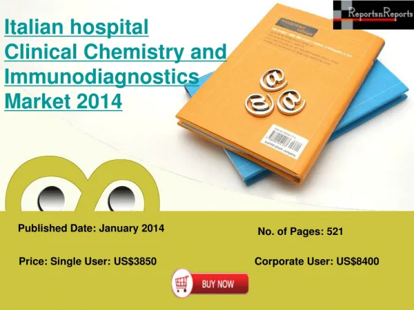 Italian Hospital Clinical Chemistry and Immunodiagnostics Ma