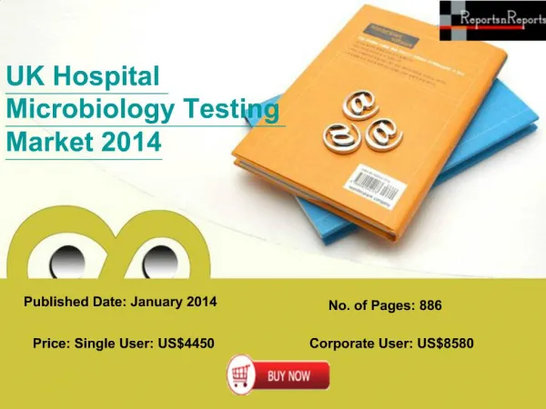 Growth of Microbiology Testing Industry Report UK Hospitals