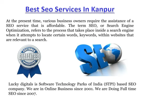 Best SEO Services in Kanpur