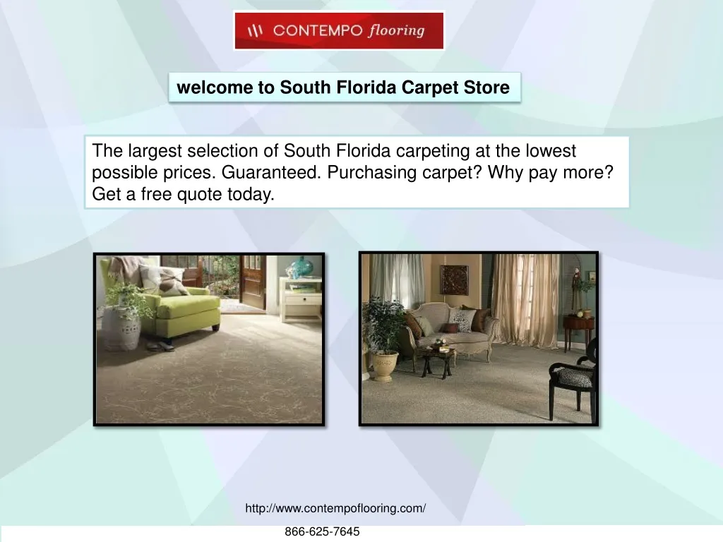 welcome to south florida carpet store