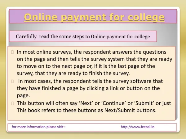 Best solution for online payment for college and other insti