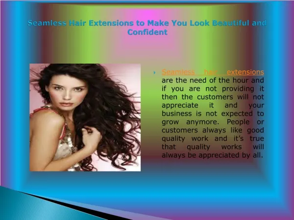 Seamless Hair Extensions
