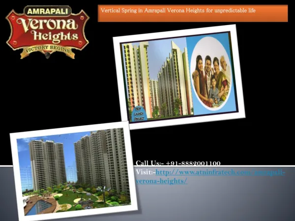 Vertical Spring in Amrapali Verona Heights Noida Extension F