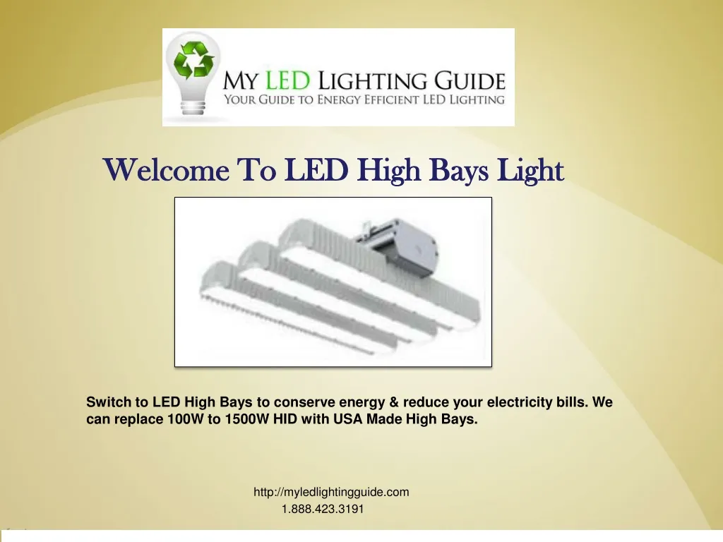 welcome to led high bays light