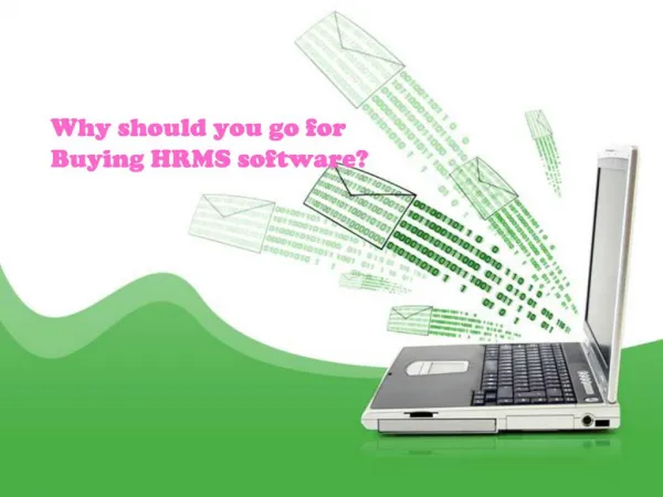 Why should you go for Buying HRMS software?