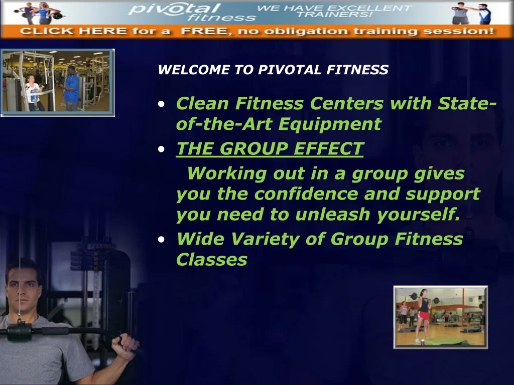 welcome to pivotal fitness