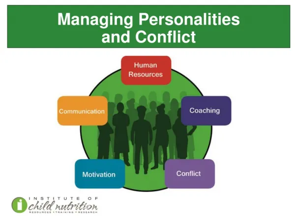 Managing Personalities and Conflict