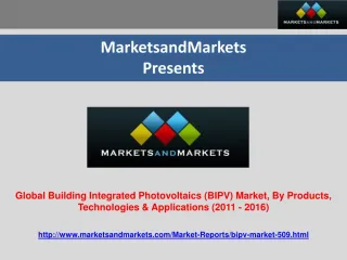 Building Integrated Photovoltaic Market - slide 1
