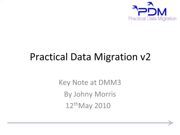 Practical Data Migration v2