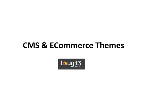 E-commerce Themes