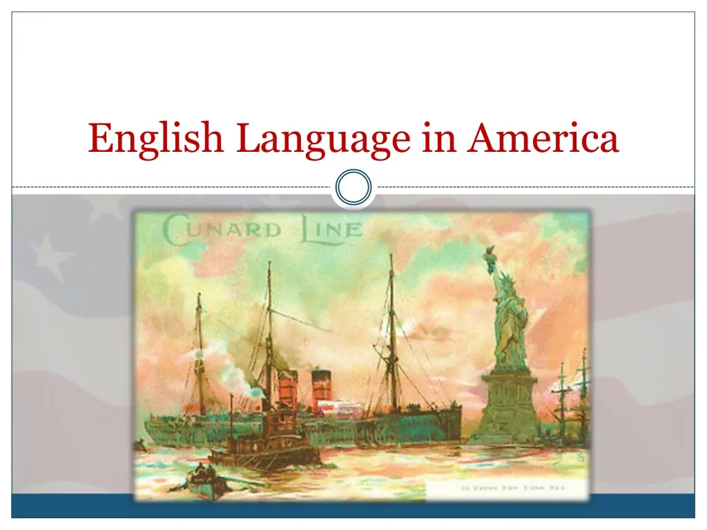 english language in america