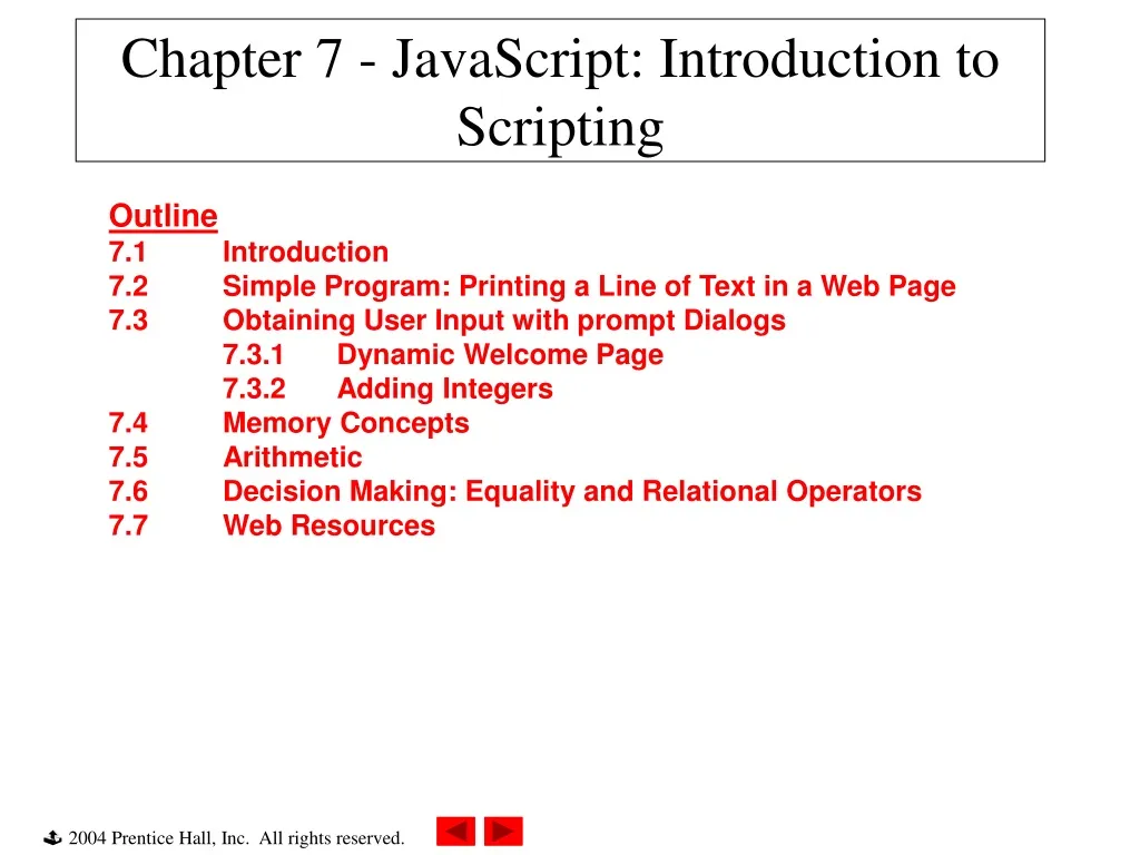 chapter 7 javascript introduction to scripting