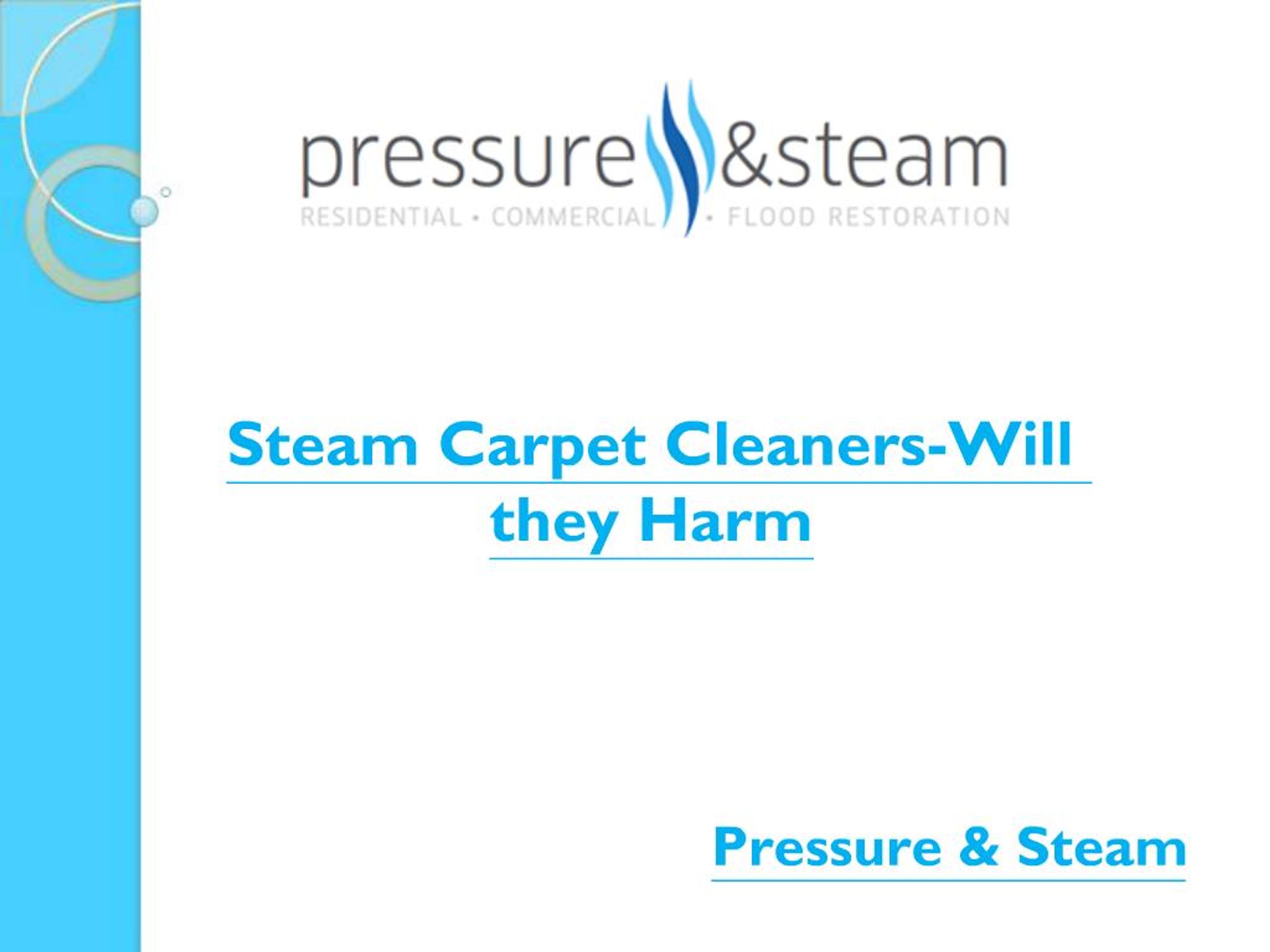 PPT - Steam Carpet Cleaners-Will they Harm PowerPoint Presentation ...