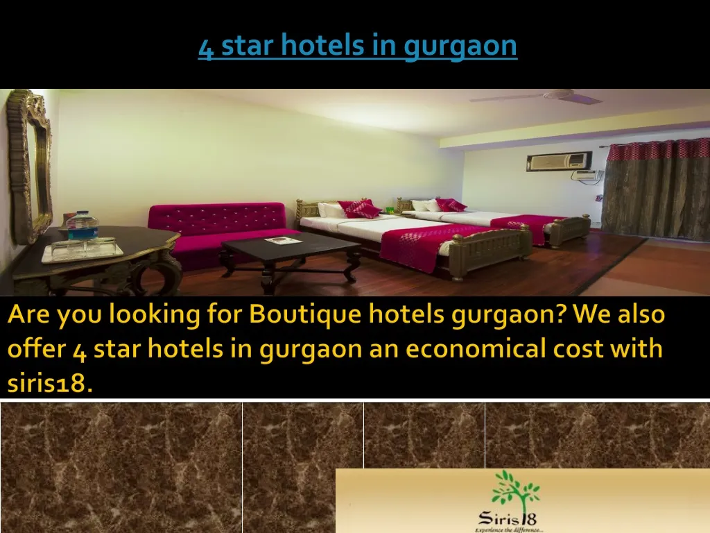 4 star hotels in gurgaon