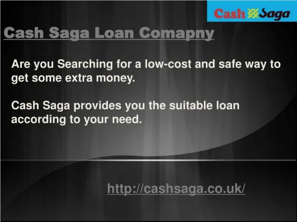 Cash Saga Loan Company