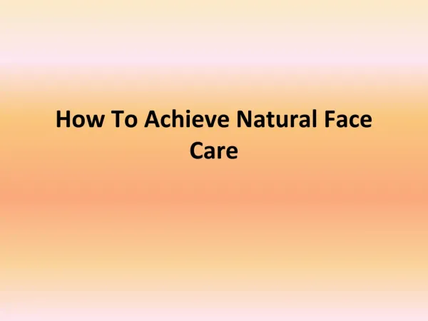 Alaffia Natural Face Care