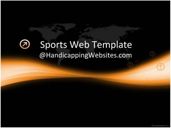 Sports Web Templates @HandicappingWebsites.com
