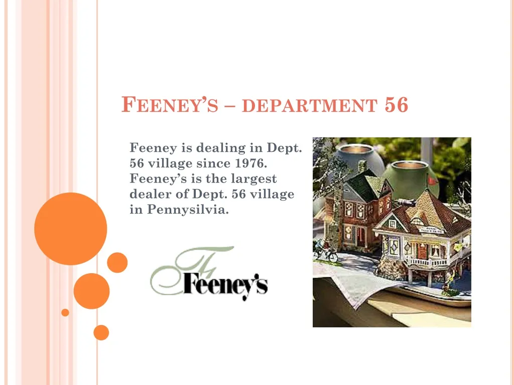 feeney s department 56