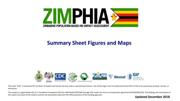 Summary Sheet Figures and Maps