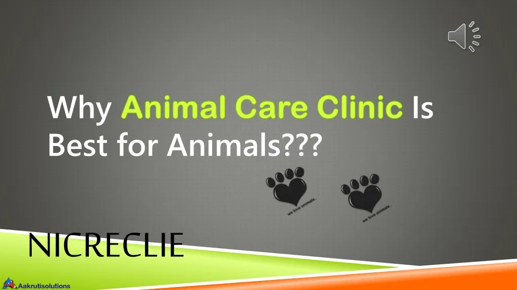 why animal care clinic is best for animals