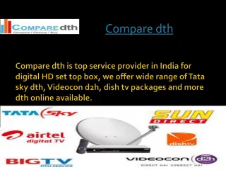 Compare dth - slide 1