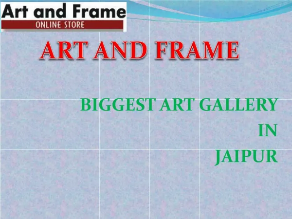 Art Gallery in Jaipur