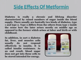 Metformin Dosage - slide 1