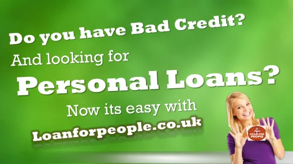 Get Personal Loans in UK