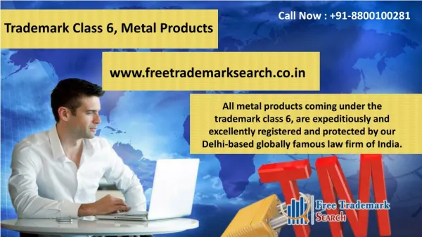 Trademark Class 6 | Metal Products