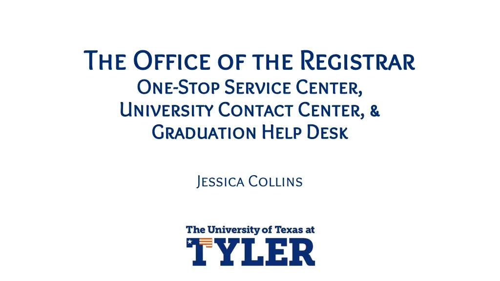 the office of the registrar one stop service center university contact center graduation help desk