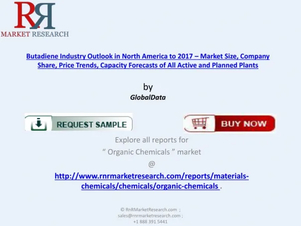 Butadiene Industry Market Dynamics in North America to 2017