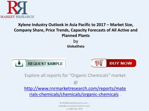 Xylene Industry in Asia Pacific Forecast to 2017
