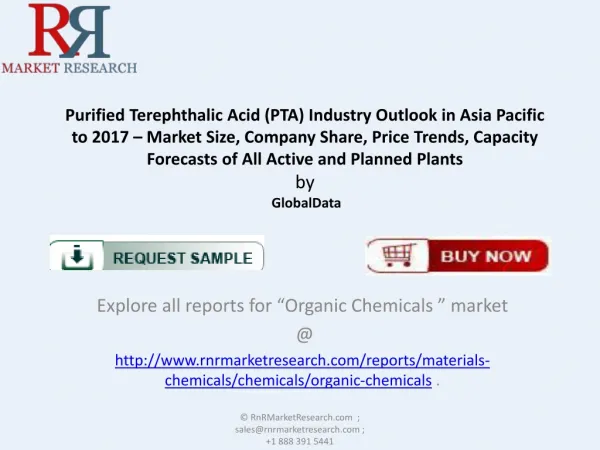 Report on Asia Purified Terephthalic Acid (PTA) Industry 201