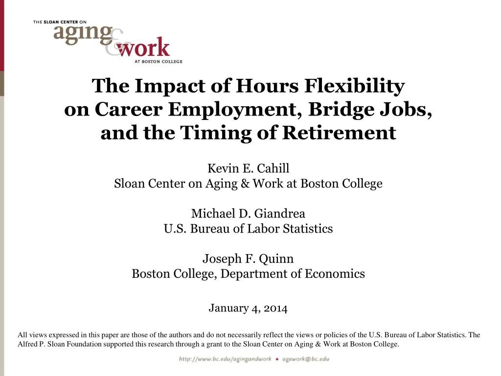 the impact of hours flexibility on career