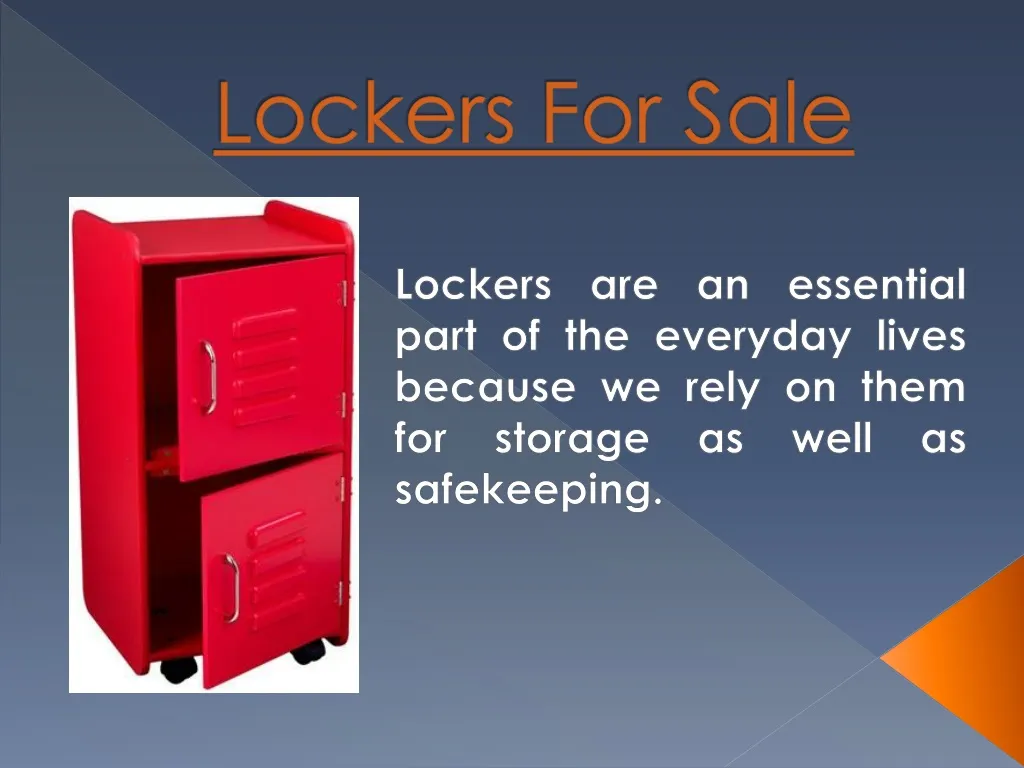lockers for sale