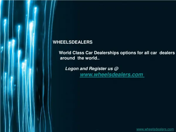 Wheelsdealers - Buy and sell kenyan used cars
