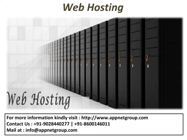 Web Hosting And Domain Registration